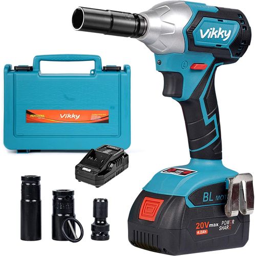 KGABERY-1Visseuse À Percussion Sans Fil 20 V 4,2 Ah Kit Visseuse À Percussion Sans Fil 4 Vitesses 1/2"" 3000In-Lb,350N.M,2700 Tr/Min