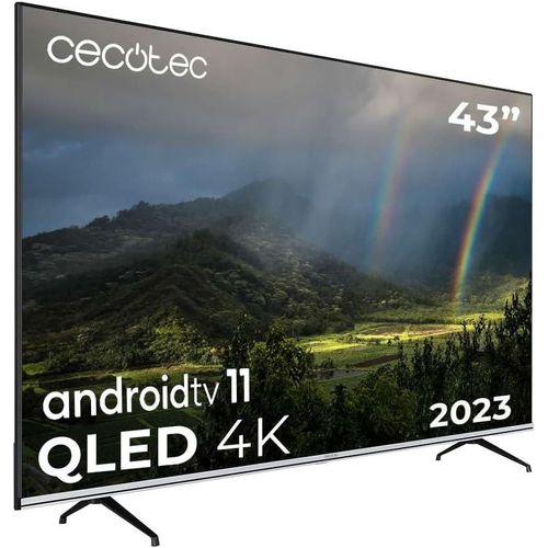 KGABERY-1Tv Qled 43"" Smart Tv V2 Series Vqu20043S.4K Uhd,Android 11,Frameless,Memc,Dolby Vision Y Dolby Atmos,Hdr10,2 Haut-Parleurs 10W,2 Mandos,Modèle 2023