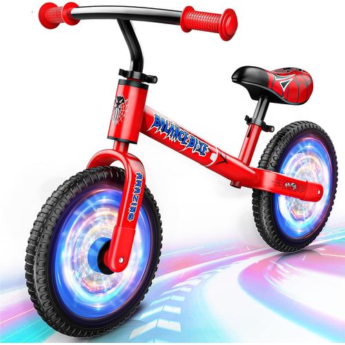 Kgabery-1spider Draisienne Enfant De 2-5 Ans Jusqu'à 35 Kg,Velo Sans Pédales Avec Guidon Et Selle Réglables,Jouets Et Cadeaux Pour Enfant