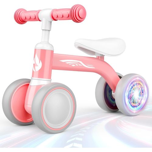 Kgabery-1draisienne Bebe 1 2 Ans,Jouet Enfant Pour 12-24 Mois,Roues Colorées,Ultra-Léger,Draisienne Enfant Jouet Fille 1 2 Ans,Cadeau Enfant 1 2 Ans,Premier Cadeau Anniversaire