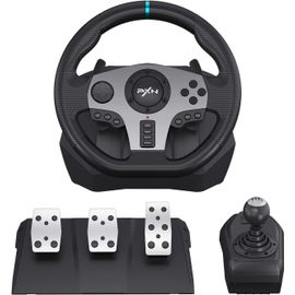 Kgabery-1v9 Volant Et Pédales,Volant De Jeu Avec Retour De Vibration,270/900° Volant Pour Pc,Ps3,Ps4,Switch,Xbox One,Xbox Series X/S