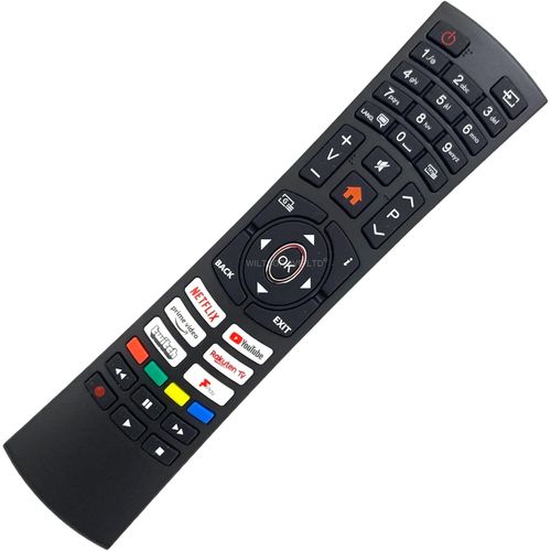 KGABERY-1Télécommete De Remplacement Compatible Pour Bush Eled24Hdsdvd 24 Inch Smart Hd Ready Télévision/Dvd Combi-Black
