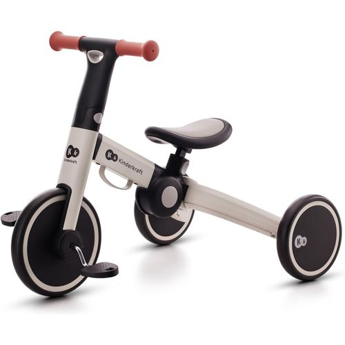Kgabery-14trike Tricycle 3en1,Tricycle Pliable,Vélo Sans Pédales,Vélo Bébé,Mini Draisienne,Trotteur,Selle Réglable,Trois Roues,De 12 Mois À Environ 5 Ans,25kg,Gris