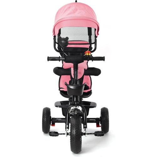 Kgabery-1tricycle 4 En 1,Vélos Pour Enfants,Tricycle Pour Enfants De 1 An À 25 Kg,Tricycle Pliable Et Évolutif En Draisienne Pour Les Tout-Petits De 10 Mois À 5 Ans (4 En 1 ·¿·¿Rose)