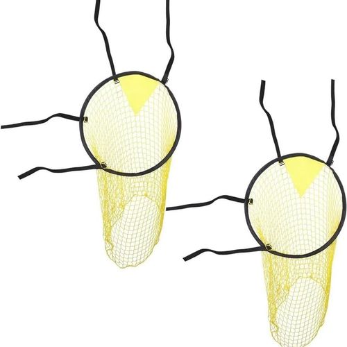 Kgabery-12 Pièces Cible Football,45x60 Cm Filet De Cible De Football,Cage De Foot Avec Cadre Avec Sangles Réglables,Accessoires D'entraînement Pour Un Tir Précis