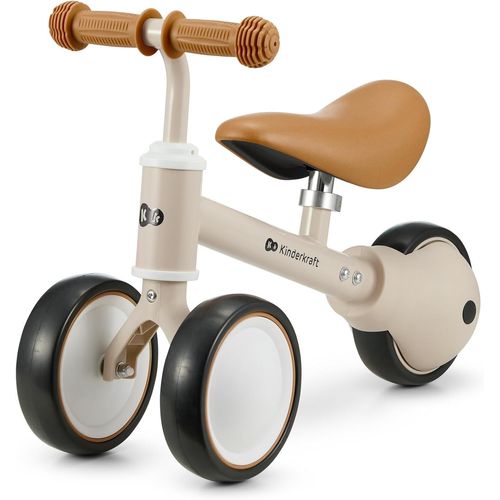 Kgabery-1cutie Draisienne En Métal,Vélo 3-En-1,Vélo Sans Pédales,Vélo Bébé,Siège Réglable (De 26 À 28 Cm).,Sûr Et Pratique,Poids Léger,Trois Roues,1 An À 15 Kg,Beige