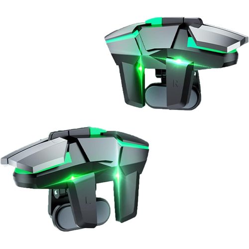 Kgabery-1pubg Mobile Trigger Controller,Contrôleur De Jeu Gachette Mobile Style D'armure Déclencheur Trigger Tirer Téléphone Gamepad Joystick Sensibles Bouton De Tir Compatible Avec Android Iphone Ios