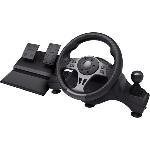 Kgabery-1trust Gxt 289 Volant De Course Pour Simulateur De Vol,Xbox Series X/S,Ps4,Nintendo Switch,Volant Pc Avec Pédalier,Levier Vitesse,Retour De Vibration,Pour Farming Simulator/F1/Gran Turismo