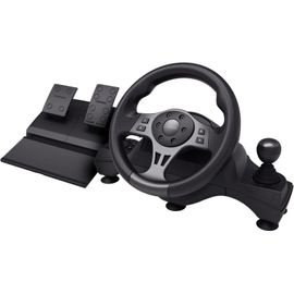 Kgabery-1trust Gxt 289 Volant De Course Pour Simulateur De Vol,Xbox Series X/S,Ps4,Nintendo Switch,Volant Pc Avec Pédalier,Levier Vitesse,Retour De Vibration,Pour Farming Simulator/F1/Gran Turismo