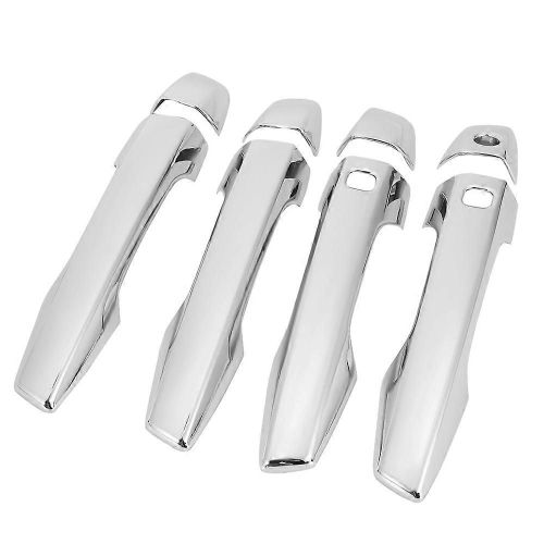 8pcs Voiture Extérieur Porte Côté Poignée Garniture Fit Pour Mitsubishi Eclipse Cross 2017-2019