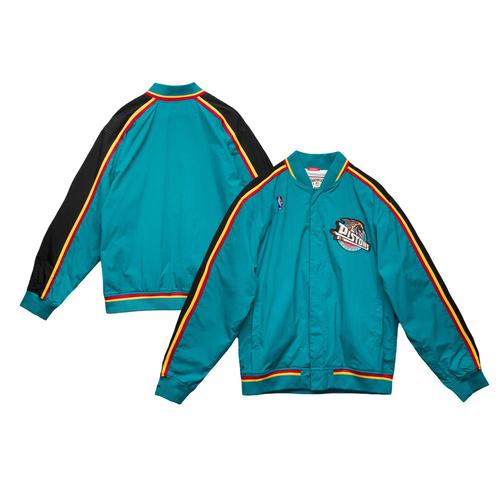 Detroit Pistons Hardwood Classics 1997-98 Authentic Warm Up Jacket By Mitchell & Ness - Mens