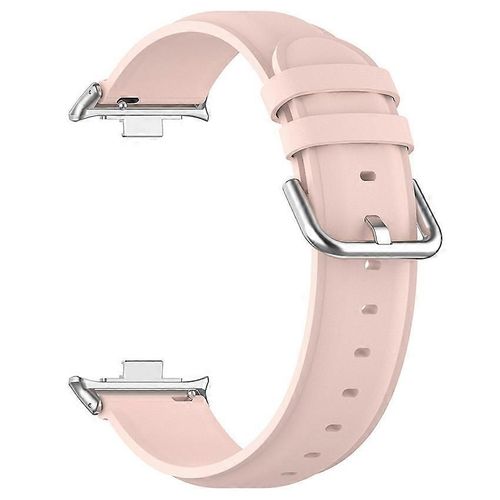 Bracelet De Montre En Cuir À Bout Rond Pour Xiaomi Band 9pro/Redmi Watch4