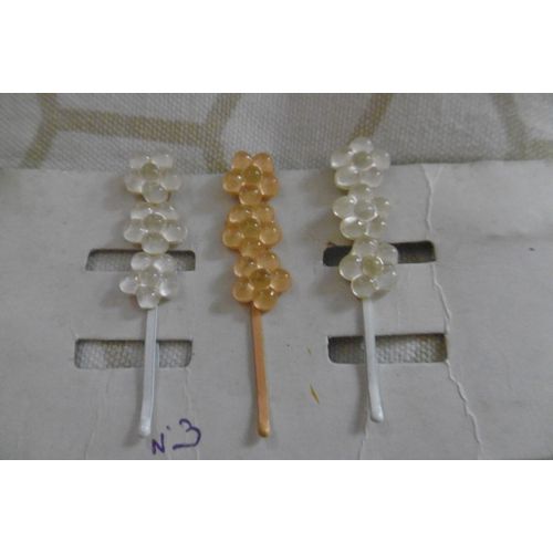 Barrette Pince Pour Cheveux Fille Fleurs N° 3 Lot De 3