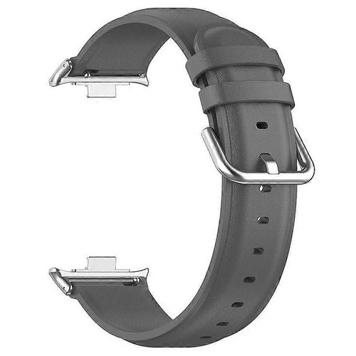 Bracelet De Montre En Cuir À Bout Rond Pour Xiaomi Band 9pro/Redmi Watch4