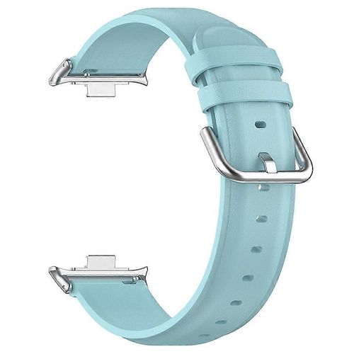 Bracelet De Montre En Cuir À Bout Rond Pour Xiaomi Band 9pro/Redmi Watch4