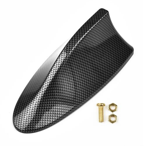 Antenne Universelle En Fiber De Carbone Pour Voiture, Aileron De Requin, Antenne De Toit Pour Signal Radio, Fm/Am, Décoration Aérienne