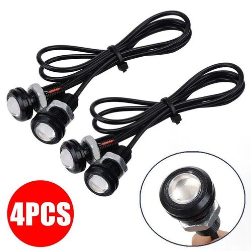 Feux De Calandre Led Pour Voiture, Pour Camion, Suv, Ford, Svt, Raptor, Kit Universel Drl, Blanc, 4 Pièces