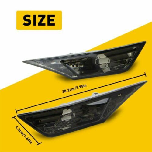 Lentille De Lampe De Marqueur Latéral, Clignotant, Remplace Le Feu De Largeur, 20.5x4.5x3.3cm, Ampoule Led Ip68 Pour Honda Civic 2016-2021