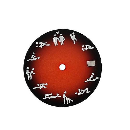 Cadran De Montre Pour Mouvement Nh35/36/4r/7s 28,5 Mm, Accessoires De Montre, Dégradé Lumineux Vert Littéral Bicolore
