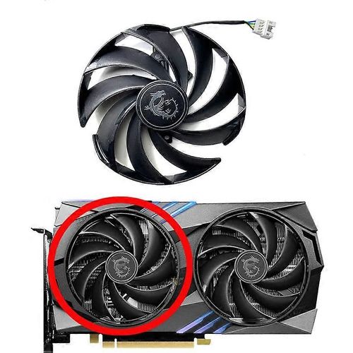 Pièces de rechange pour ventilateur de refroidissement de jeu pour carte graphique MSI RTX 4060 4060ti GAMING