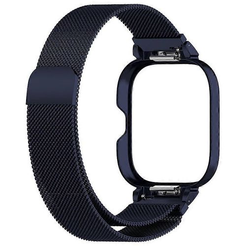 Bracelet De Montre Avec Cadre Métallique Et Boîtier + Bracelet Milanais Monobloc Pour Redmi Watch 5/Redmi Watch 5 Esim/Redmi Watch 4