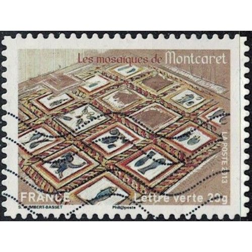 France 2013 Oblitéré Used Patrimoine Archéologique Les Mosaïques De Montcaret Y&t Fr 875 Su
