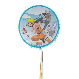 PIÑATA À TIRER NARUTO SHIPPUDEN 40CM BLEU