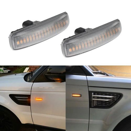 2 Feux De Position Latéraux Auto, Clignotant Dynamique À Led Pour Land Rover Discovery Lr3 Lr4 Lr2 Pour Range Rover Sport 2006-2013