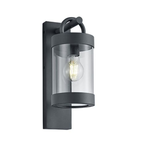 Trio Sambesi Lanterne Murale D'extérieur Moderne Anthracite Ip44 Avec Capteur Crépusculaire