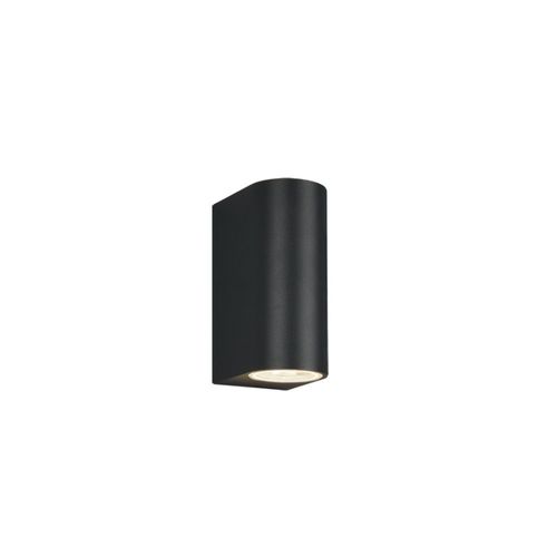 Trio Roya Applique Murale Extérieure Ronde Moderne À 2 Lumières Anthracite Ip44