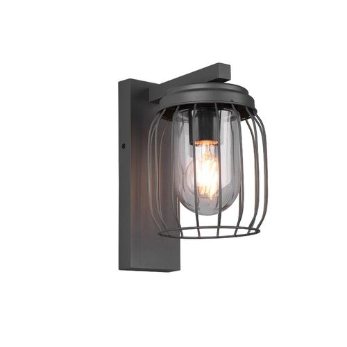 Trio Tuela Applique Moderne Anthracite Ip44