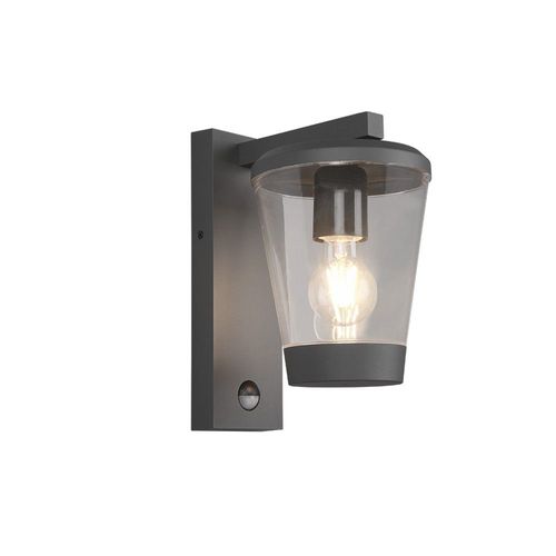 Trio Cavado Lanterne Murale D'extérieur Moderne Anthracite Ip44 Avec Pir