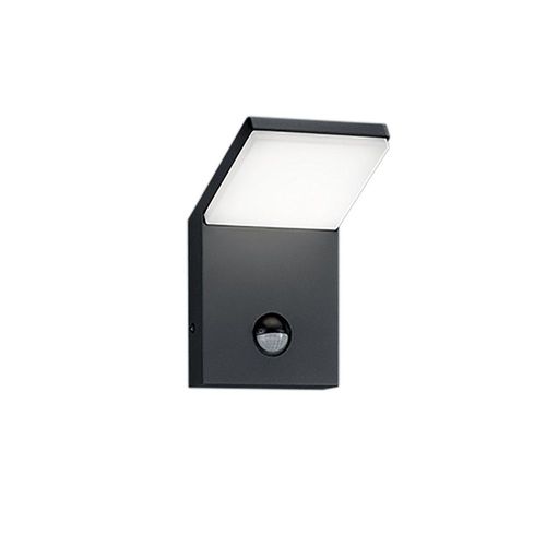 Trio Pearl Applique Murale Moderne D'extérieur Moderne Anthracite 3000k Ip54 Avec Pir