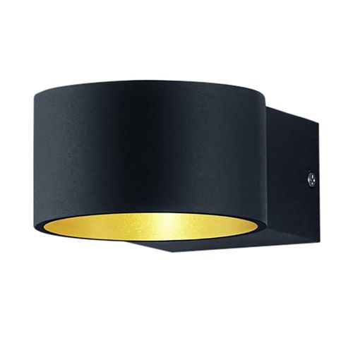 Trio Lacapo Applique Moderne Up & Down Noir Mat 3000k