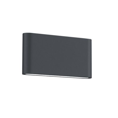 Trio Thames Ii Applique Murale Extérieure Moderne 17cm 2 Lumières Anthracite 3000k Ip54