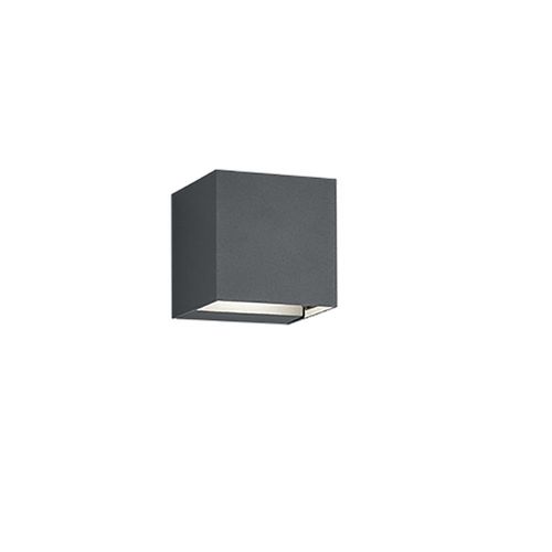 Trio Adaja Applique Murale Extérieure Moderne À 2 Lumières Anthracite 3000k Ip54