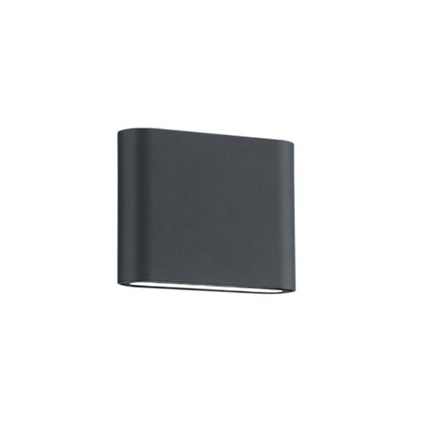 Trio Thames Ii Applique Murale Extérieure Moderne 11cm 2 Lumières Anthracite 3000k Ip54