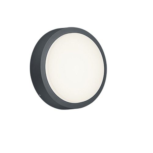 Trio Breg Applique Murale Moderne Anthracite 3000k Ip54