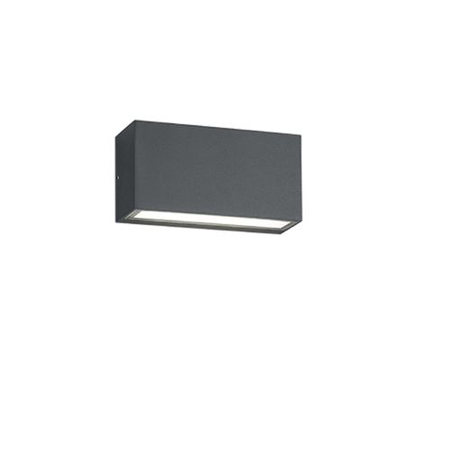 Trio Trent Applique D'extérieur Moderne Up Down Anthracite 3000k Ip65