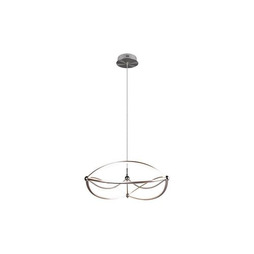 Trio Charivari Plafonnier Suspendu Led Moderne 42w Nickel Mat 3000k