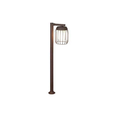 Trio Tuela Borne D'extérieur Moderne Rouillée Ip44