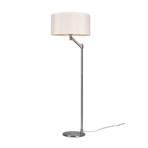 Trio Cassio Lampadaire Moderne Avec Abat-Jour Nickel Mat