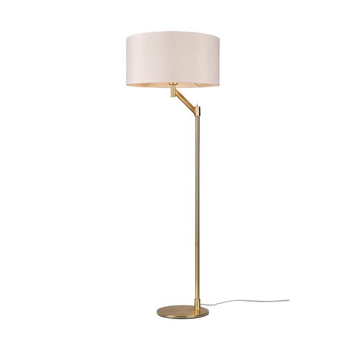 Trio Cassio Lampadaire Moderne Avec Abat-Jour En Laiton Mat