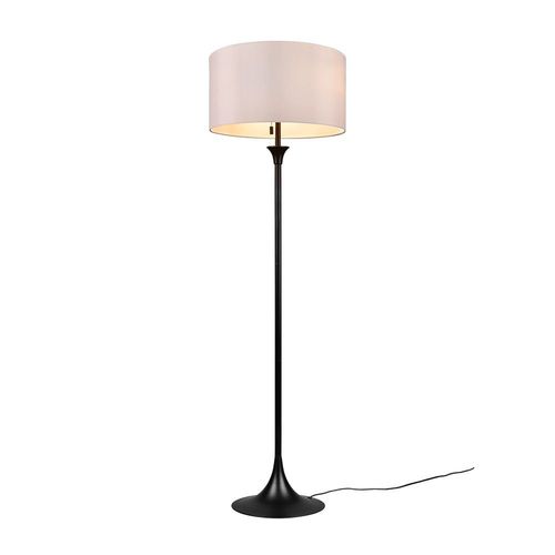 Trio Sabia Lampadaire Moderne À 3 Lumières Avec Abat-Jour Noir Mat
