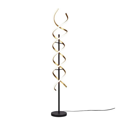 Trio Sequence Lampadaire Led Intégré Moderne Laiton Mat 2300-3000-4000k