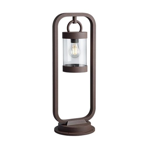 Trio Sambesi Borne D'extérieur Moderne 60 Cm Rouille Ip44 Avec Capteur Crépusculaire