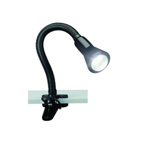 Trio Flexo Lampe Moderne À Pince Et À Clipser Noire
