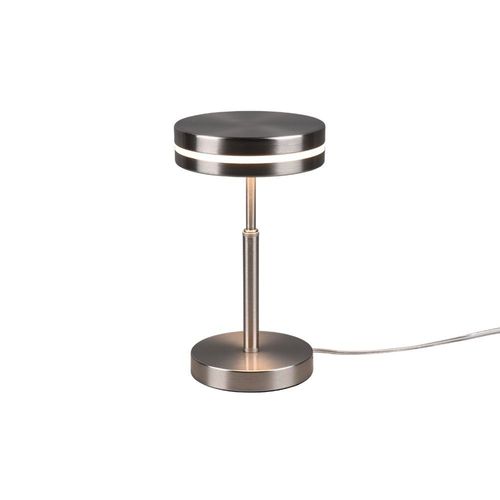 Trio Franklin Lampe De Table Led Moderne 6w Nickel Mat 3000k