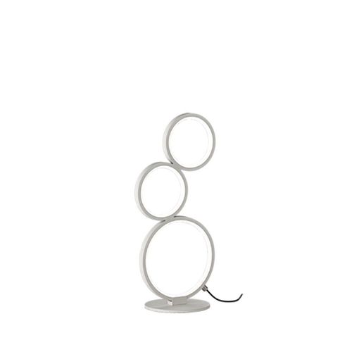 Trio Rondo Lampe De Table Led Moderne 17w Blanc Mat 3000k