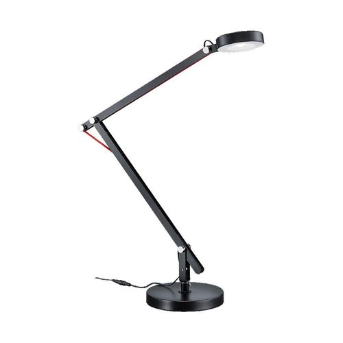 Trio Amsterdam Lampe De Travail De Bureau Moderne Noire 3000k